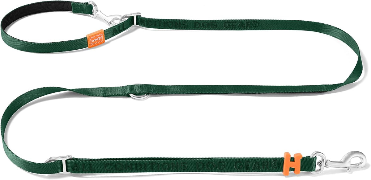 HOWGO 8-in-1 Multifunctional Hands Free Dog Training Leash with Padded Handle, 8.5 FT Nylon