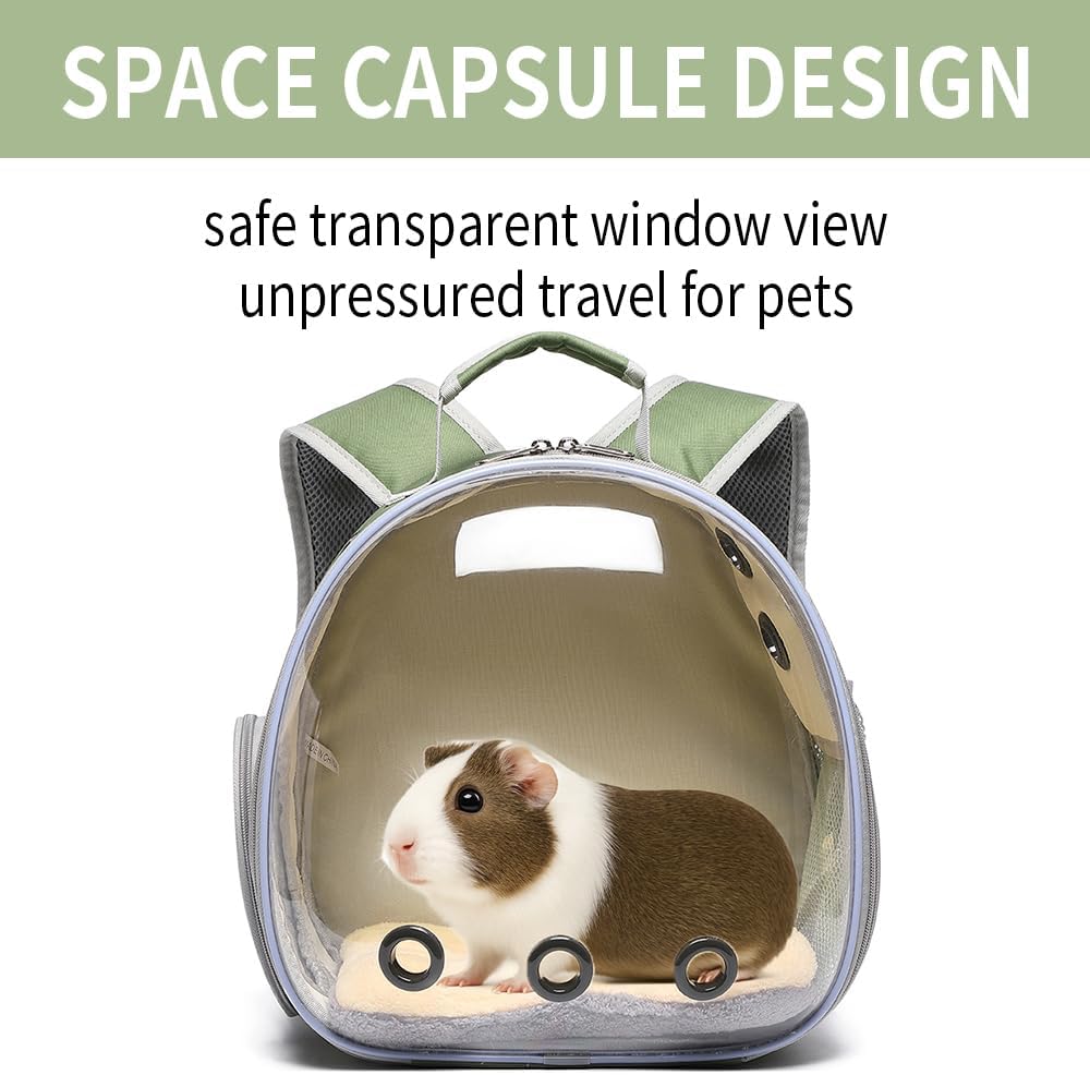 Bunny Carrier, Guinea Pig Carrier,Small Animal Carrier Backpack for Rabbit,Bearded Dragon