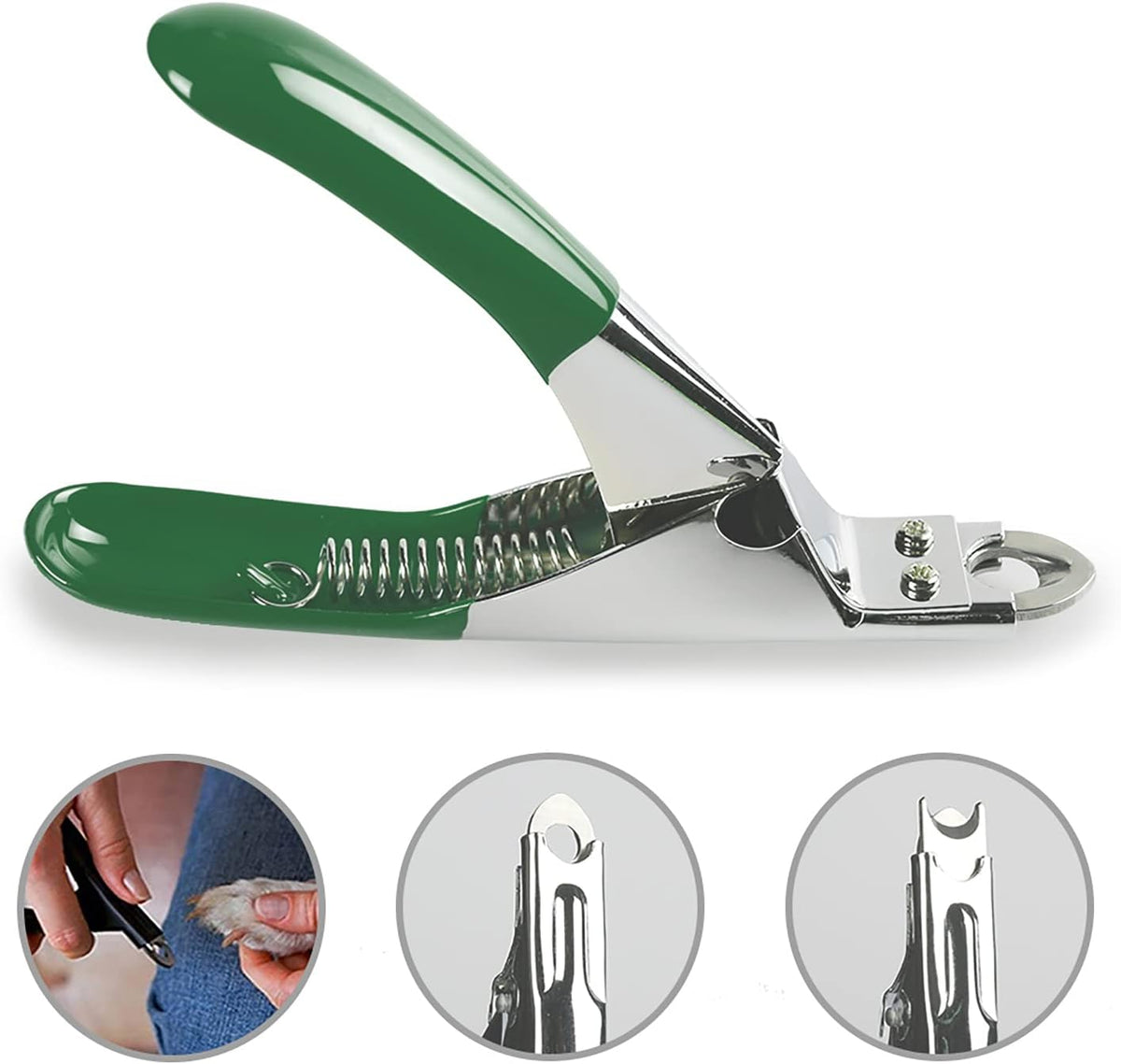 Dog Cat Pets Nail Clippers, Professional Pets Claw Trimmer with Free Nail File, Sharp Stainless