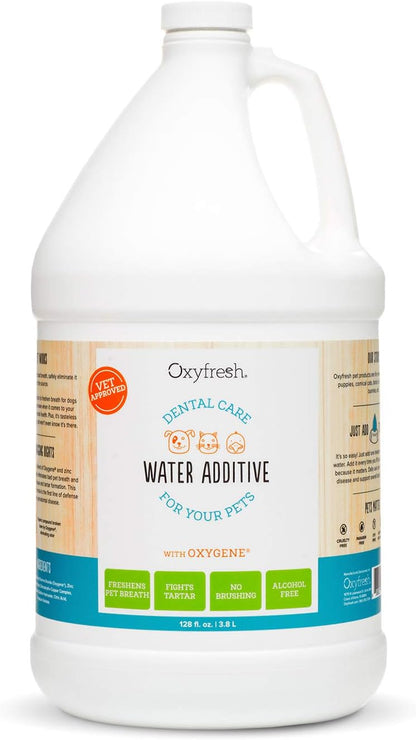 Oxyfresh Premium Pet Dental Care Solution Pet Water Additive: Best Way to Eliminate Bad Dog Breath
