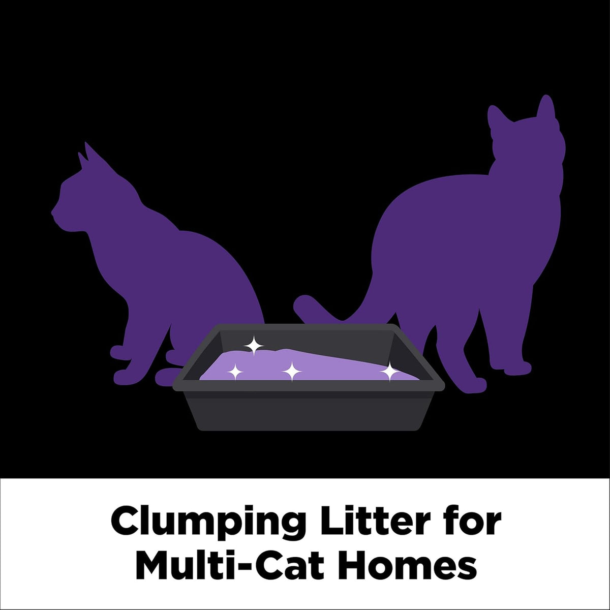 ARM & HAMMER Clump & Seal Slide Platinum Multi-Cat Clumping Litter, Easy Clean, Superior Odor