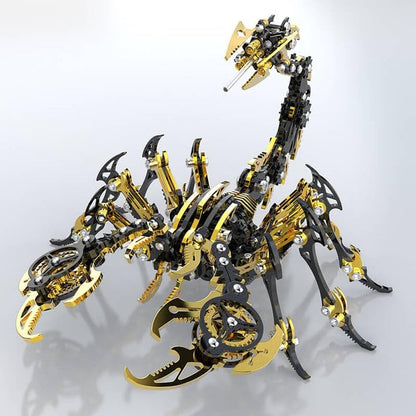 Scorpion 3D Metal Puzzles Kits for Adults Teens – 454 Pcs – Mechanical Assembly Models – 4 Hours to