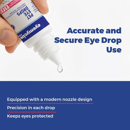 EYEMYCIN pet Eye Drops 1 fl oz Eye Drops for Dogs and Cats Vet-Recommended Dog Eye Infection