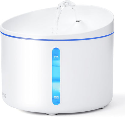 DOGNESS D06 Cat Water Fountain with Filter, Keep Water Fresh Automatic 3.2L Large Capacity Ultra
