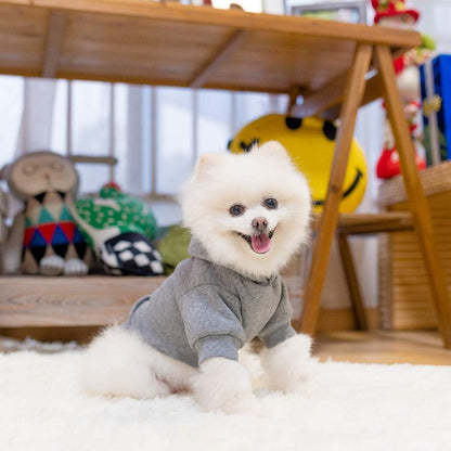 KOOLTAIL Basic Dog Hoodie - Soft and Warm Dog Hoodie Sweater with Leash Hole and Pocket, Dog Winter