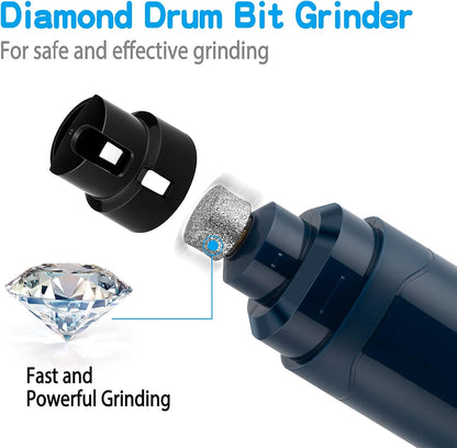 Casfuy Dog Nail Grinder Upgraded - Professional 2-Speed Electric Rechargeable Pet Nail Trimmer
