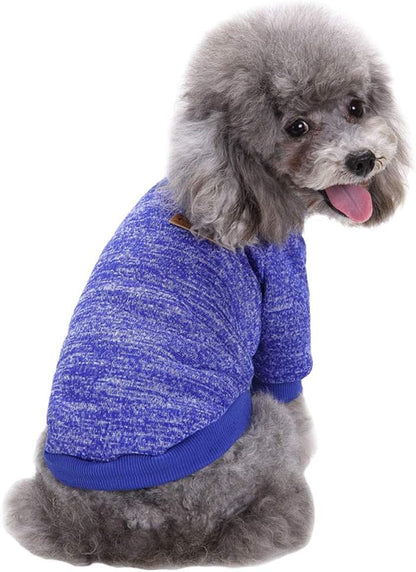 Jecikelon Dog Clothes Dogs Sweater Soft Puppies Clothing Winter Puppy Sweaters Warm Outfit for Dogs