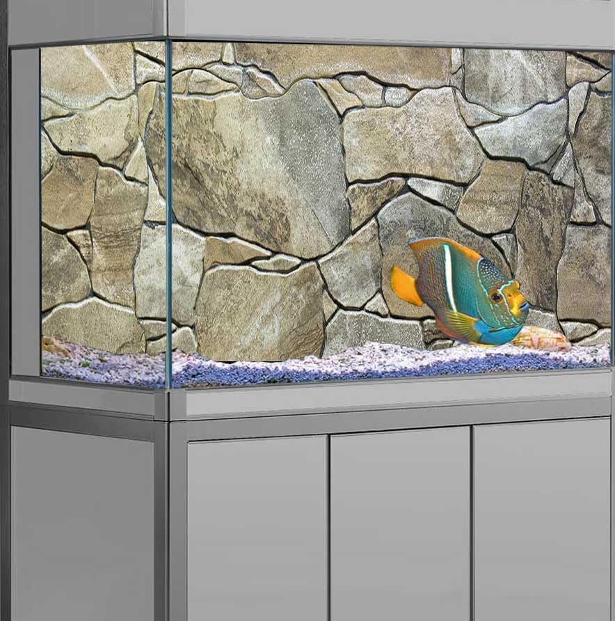 72X24IN Marble Aquarium Background, Art Marble Aquarium Background, Natural Marble Glass Terrarium