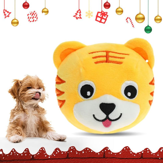 Upgrade Active Moving Pet Plush Toy, Squeaky Moving Dog Ball Toy Interactive Dog Toy for Boredom