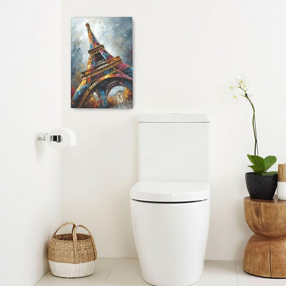 Paris Eiffel Tower Wall Art Paris Architecture Canvas Wall Decor Europe City Eiffel Tower Pictures