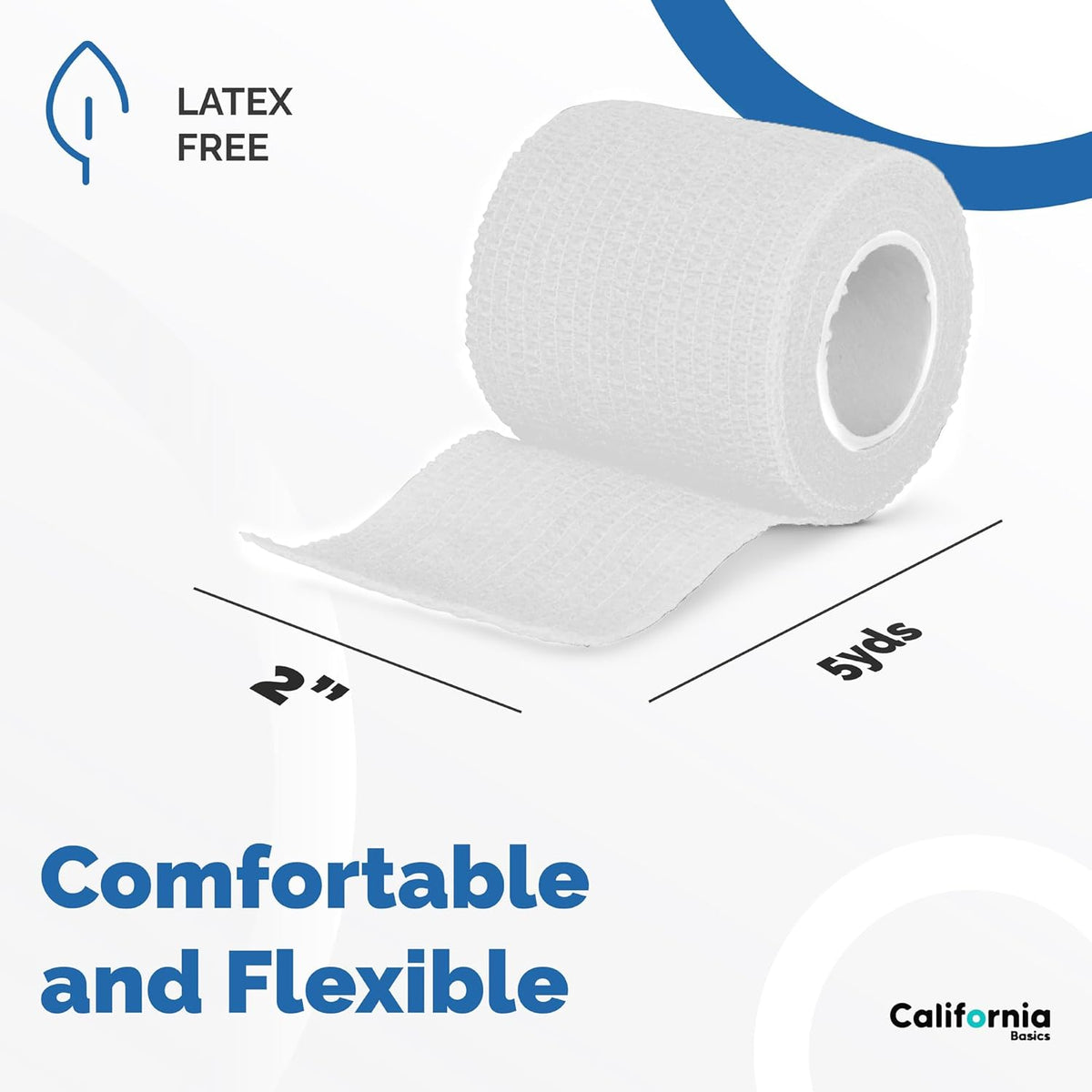 Self-Adhesive Bandage Wrap - Suitable for All Sports - Breathable Athletic Tape for Wrists - Knee