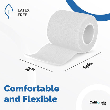 Self-Adhesive Bandage Wrap - Suitable for All Sports - Breathable Athletic Tape for Wrists - Knee