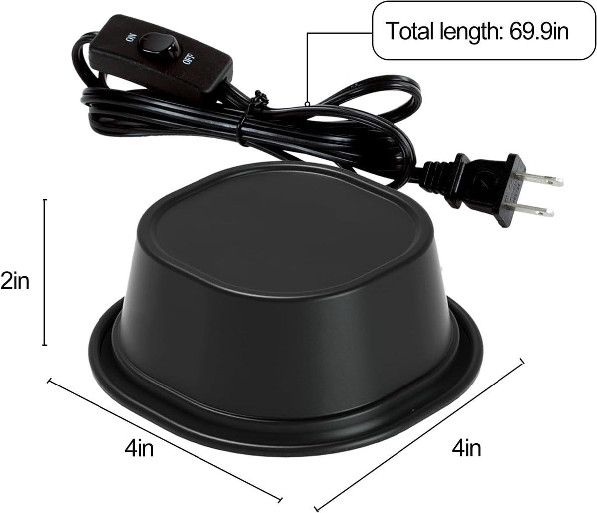 G9 Reptile Heat Lamp Combo Kit- 50W UVA Basking Bulb & Low Profile Tank Hood for Bearded Dragons