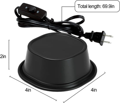 G9 Reptile Heat Lamp Combo Kit- 50W UVA Basking Bulb & Low Profile Tank Hood for Bearded Dragons