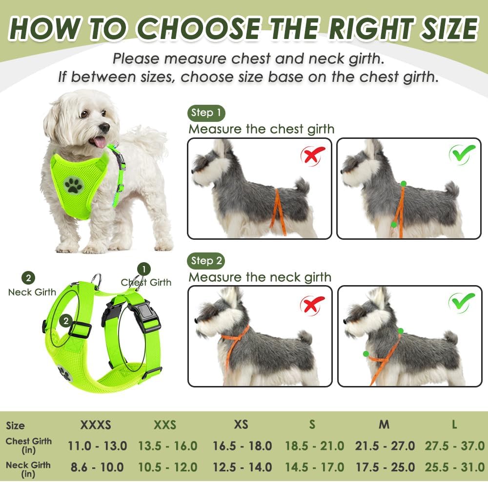 SlowTon Dog Seat Belt Harness for Car, Dog Car Harness Adjustable Mesh Breathable & Dog Seatbelt