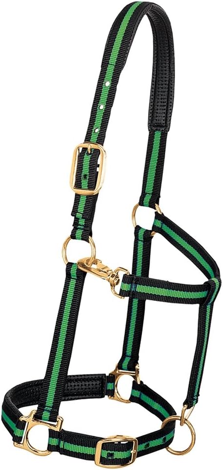 Weaver Equine Nylon Horse Halter, Triple-Ply Cheek Design, Original Non Adjustable Halters for