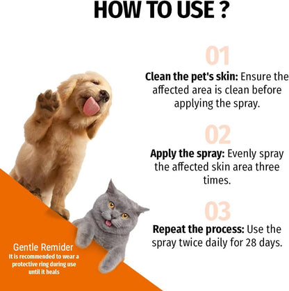Hot Spot Spray for Dogs, Itch Relief Spray & Hot Spot Treatment for Dogs, Helps Alleviate Allergies