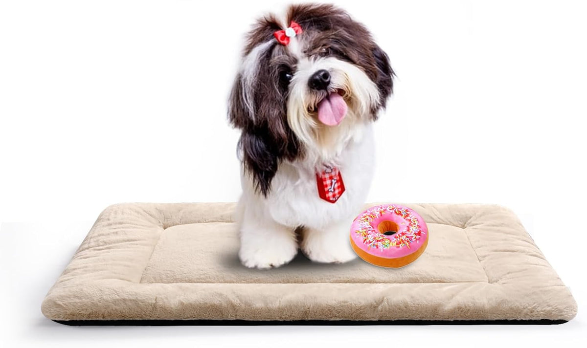 Dog Beds Crate Pad for Small Dogs Ultra Soft Dog Crate Bed Washable & Anti-Slip Kennel Pad for Dogs