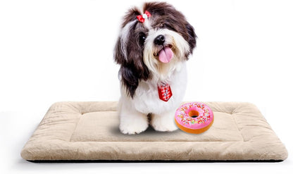 Dog Beds Crate Pad for Small Dogs Ultra Soft Dog Crate Bed Washable & Anti-Slip Kennel Pad for Dogs