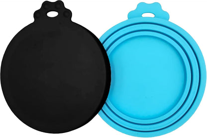 3 Pack Pet Food Can Covers, Silicone Universal Can Lids for Dog & Cat Food, BPA Free, One Fit Most