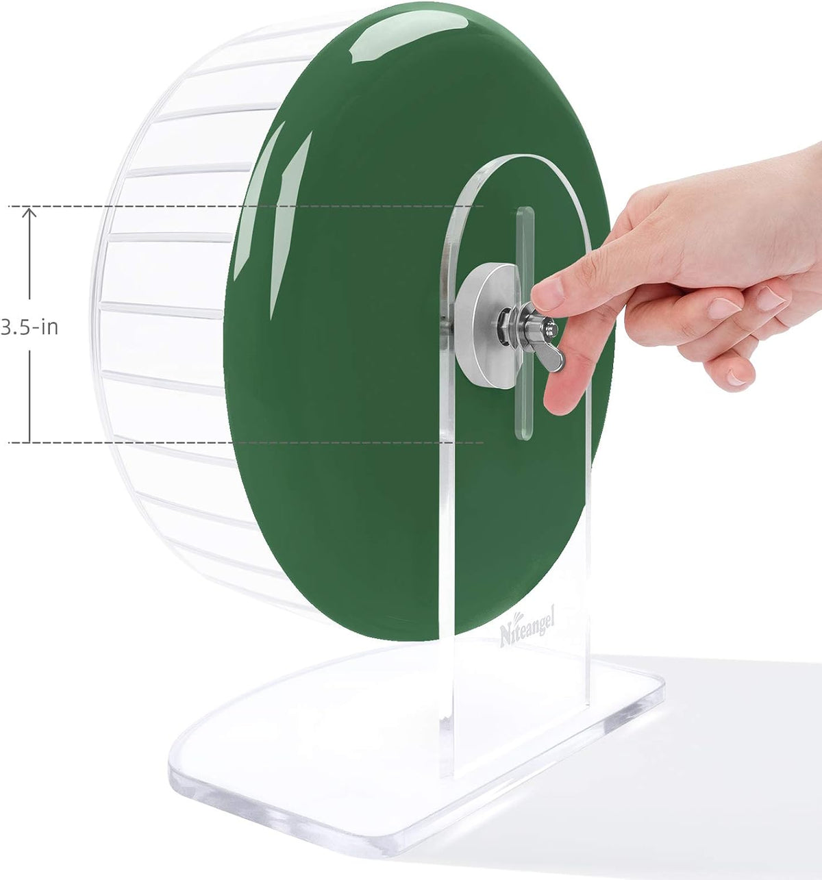 Niteangel Super-Silent Hamster Exercise Wheels: - Quiet Spinner Hamster Running Wheels with