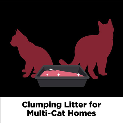 ARM & HAMMER Clump & Seal Platinum Clumping Cat Litter Odor Control, Multi-Cat, 14-Day Odor