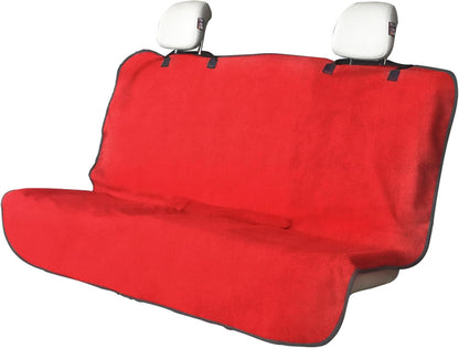 Back Seat Cover for Car Trucks Van SUV,Waterproof Rear Bench Towel Seat Covers for Dogs and