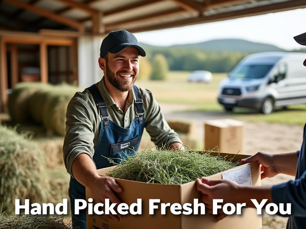 Blue Mountain Hay | Fresh Timothy Hay (5 Pounds) | Great for All Ages | High-Altitude Hay Pet Food