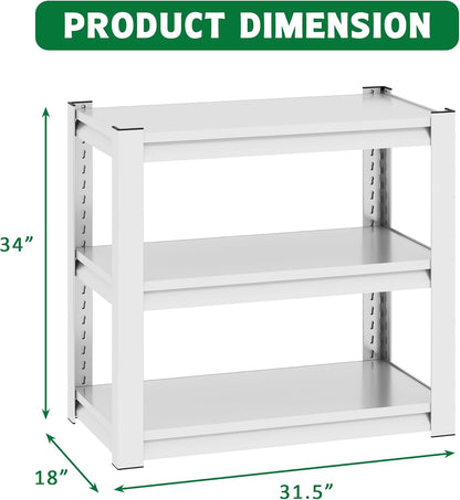 Metal Aquarium Stand with a Adjustable 3-Tier Fish Tank Rack,Tank Not Included,for Home