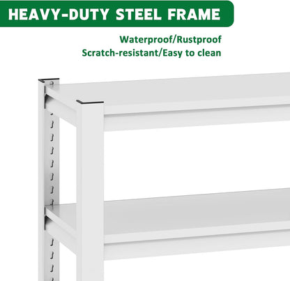 Metal Aquarium Stand with a Adjustable 3-Tier Fish Tank Rack,Tank Not Included,for Home