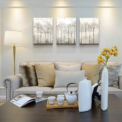 Trees And Birds Abstract Paintings Canvas Prints Wall Art For Bedroom Bathroom Wall Decor Office