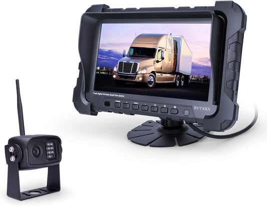 Digital Wireless Backup Camera System, 720P Reverse Camera Wireless with Infrared Night Vision and