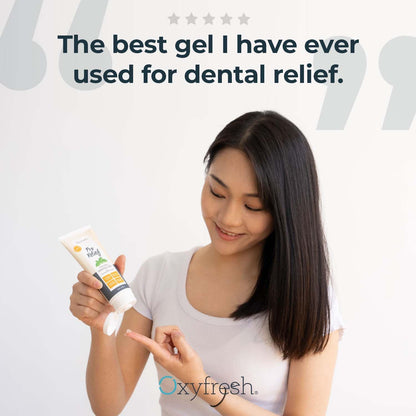 Oxyfresh Premium Pro Relief Dental Gel with Zinc –Infused with Aloe Vera, Chamomile and Xylitol