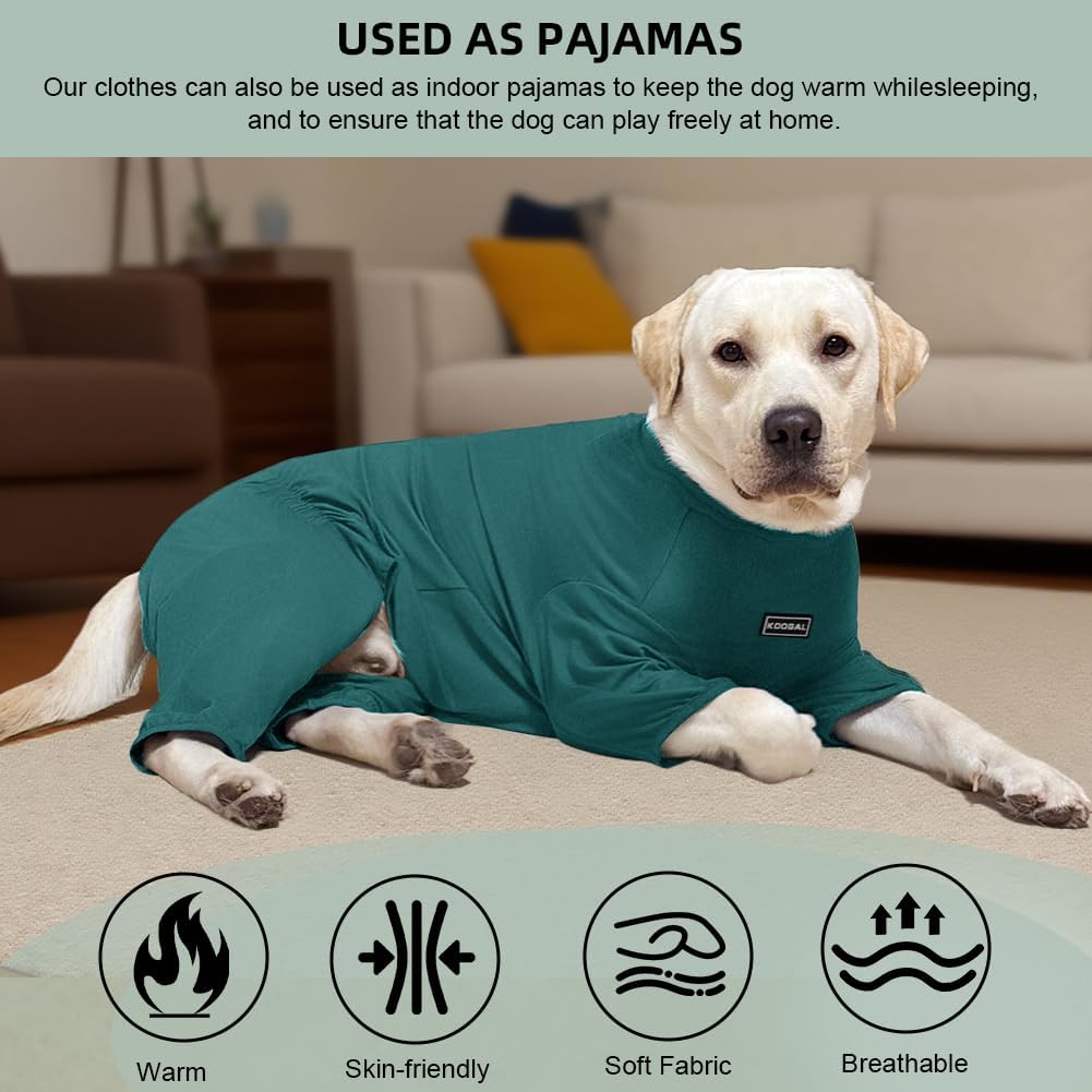 Dog Pyjamas PJS Sweater Clothes and Home Clothing Suitable for Large to Giant Breeds of Dogs, Dog