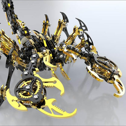 Scorpion 3D Metal Puzzles Kits for Adults Teens – 454 Pcs – Mechanical Assembly Models – 4 Hours to