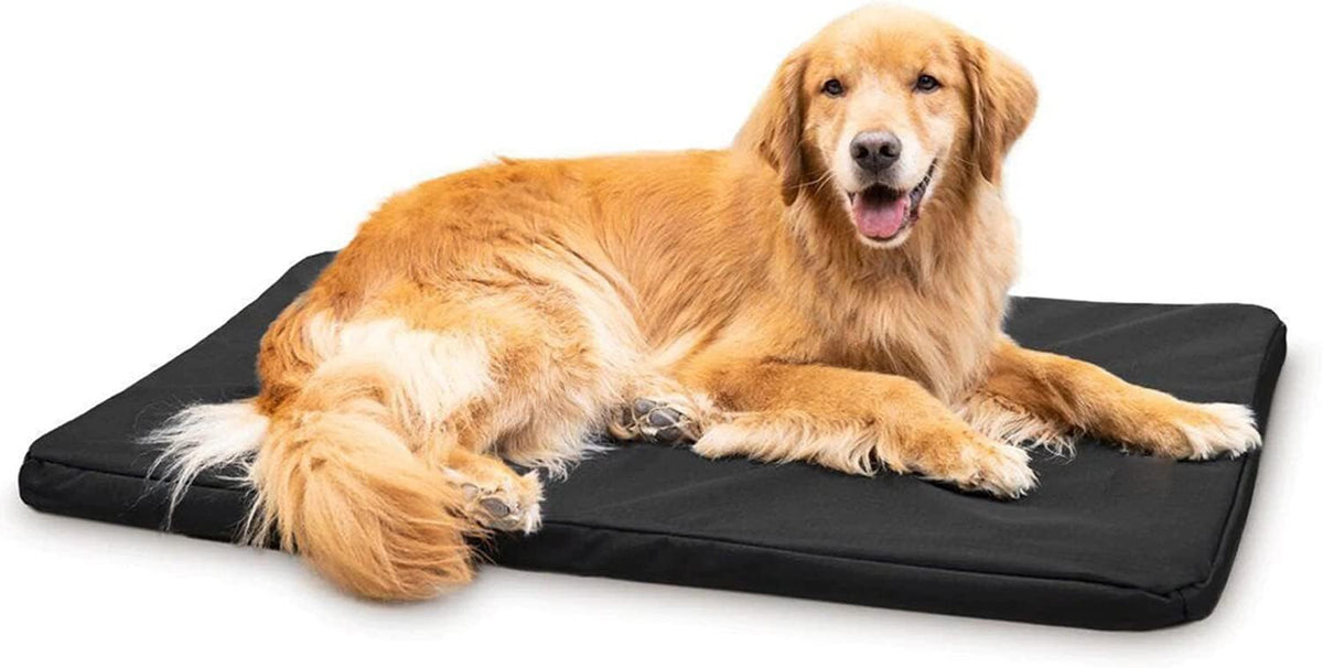 K9 Ballistics Tough Ripstop Orthopedic Dog Crate Bed - Durable Pad with Washable Cover, for Wire