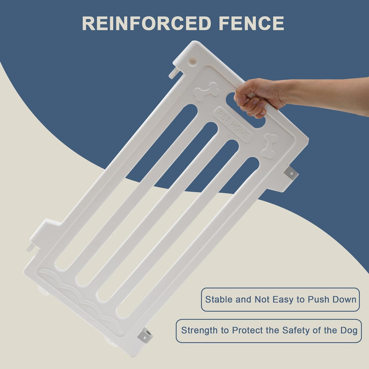 Dog Playpen with Door, DIY Shape Combination Puppy Pen,25.5" H 10-Panel Dog Fence,Non-Slip & Secure