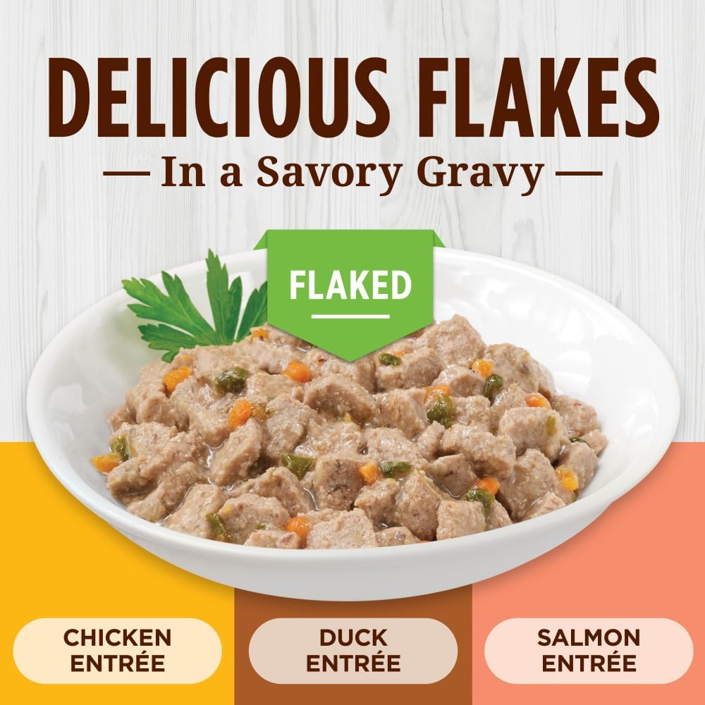 Instinct Flaked Entrée Wet Canned Cat Food - Variety Pack, 3 oz. Cans (Pack of 12)