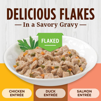 Instinct Flaked Entrée Wet Canned Cat Food - Variety Pack, 3 oz. Cans (Pack of 12)