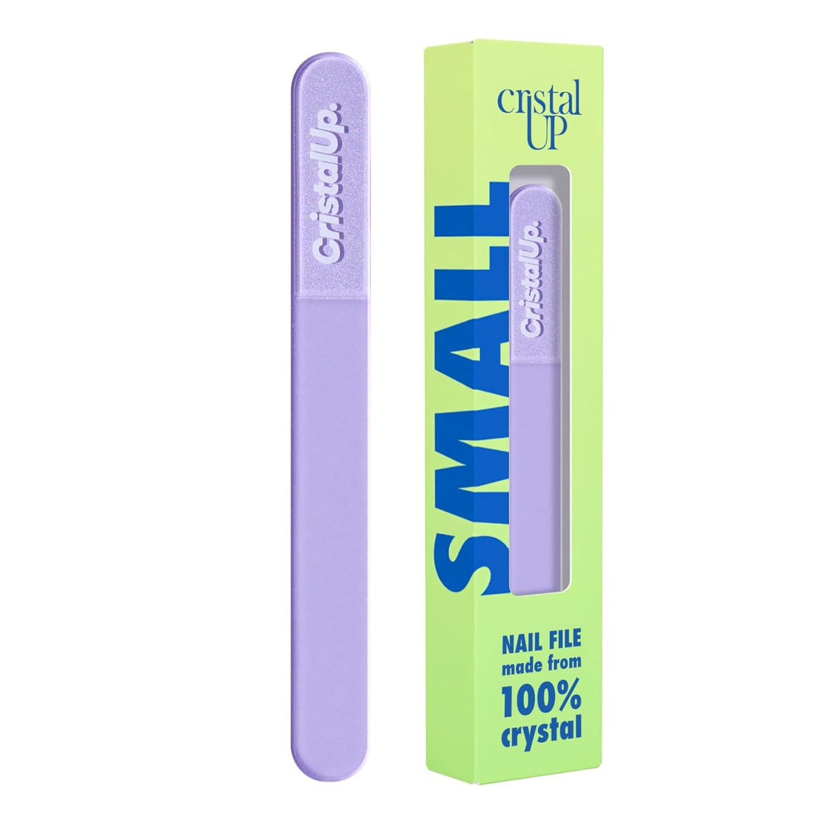 Crystal Nail File 3 in, Glass File Ideal for Purse, Durable, Safe and Gentle on Nails, Perfect for