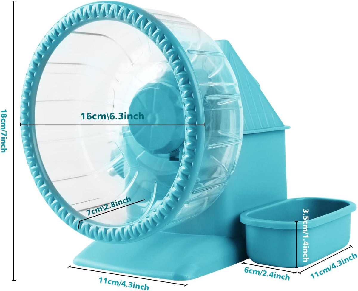 4 in 1 Silent Large Hamster Wheel Multifunctional Hamster Running Wheel Quite Running Spinner Wheel