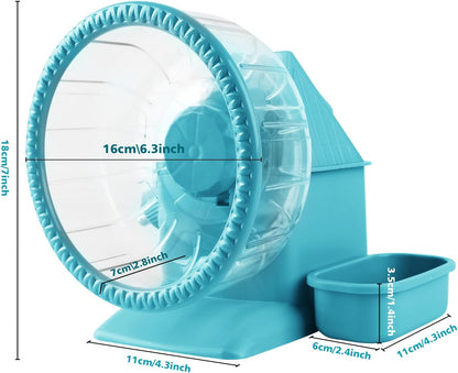 4 in 1 Silent Large Hamster Wheel Multifunctional Hamster Running Wheel Quite Running Spinner Wheel