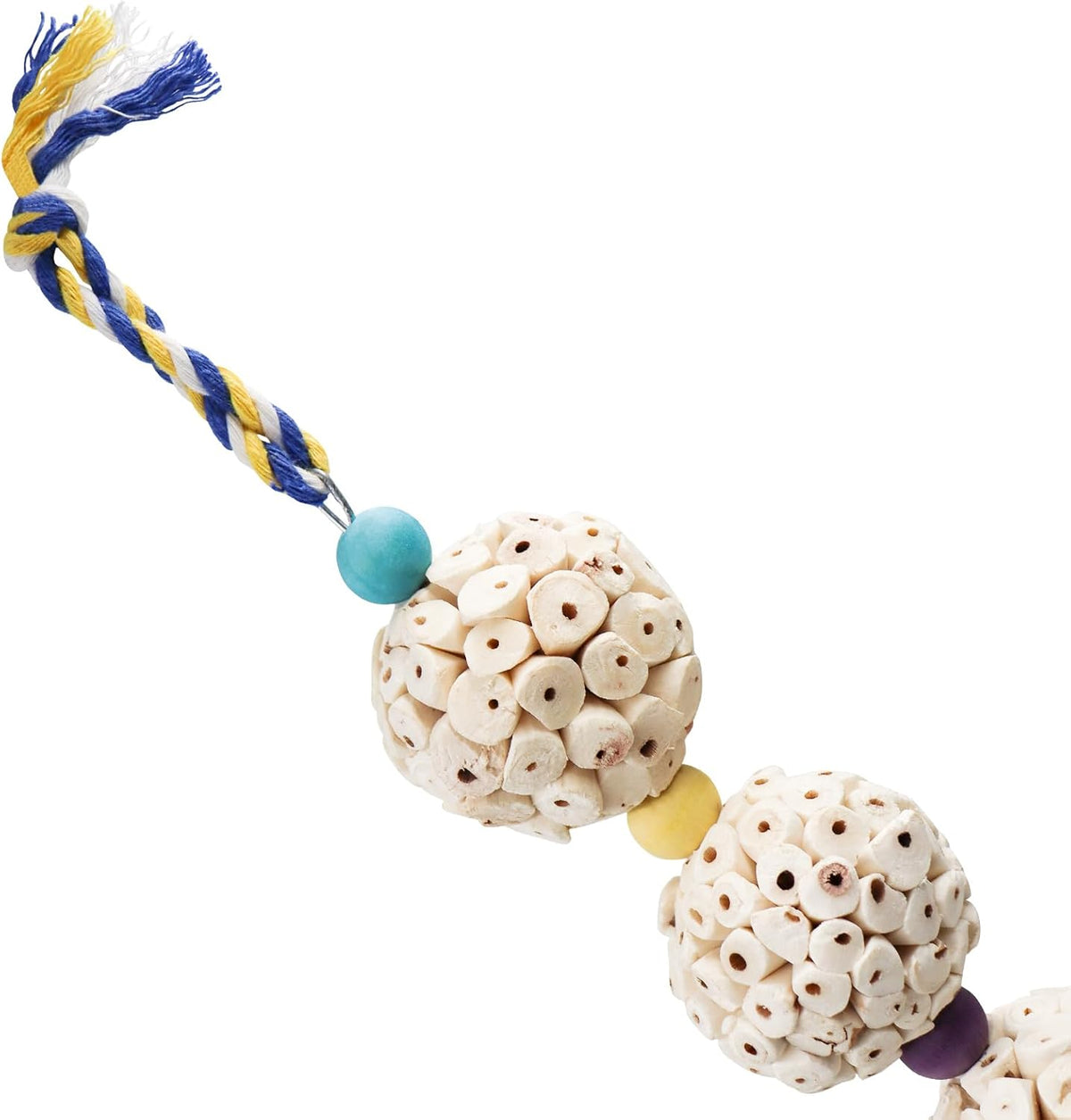 Bird Chewing Toy, Bird Sola Ball Toy with Bell, Bird Cage Accessories, Cage Toys for Cockatiel