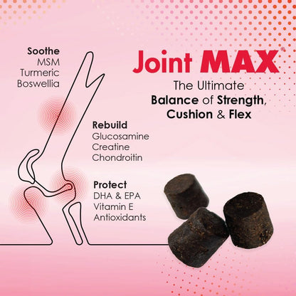 PHS Joint MAX Triple Strength (TS) Soft Chews for Dogs - Glucosamine, Chondroitin, MSM, Turmeric