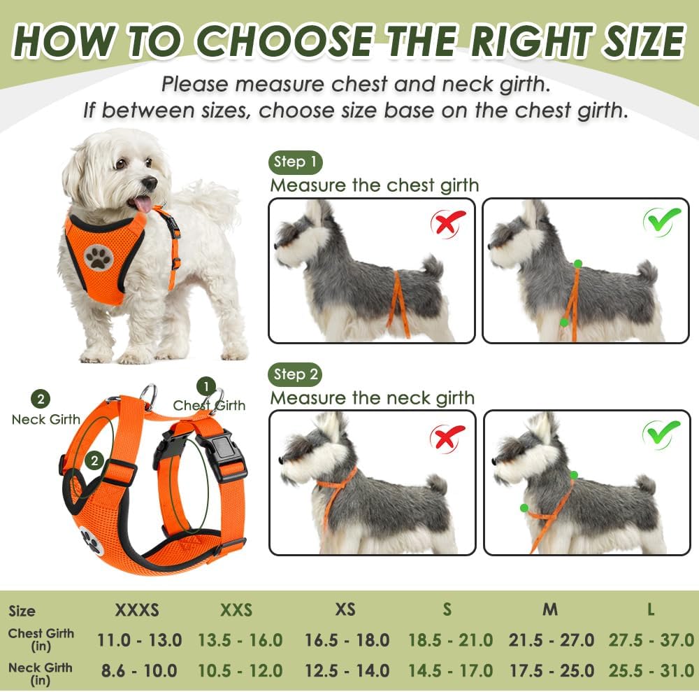SlowTon Dog Seat Belt Harness for Car, Dog Car Harness Adjustable Mesh Breathable & Dog Seatbelt