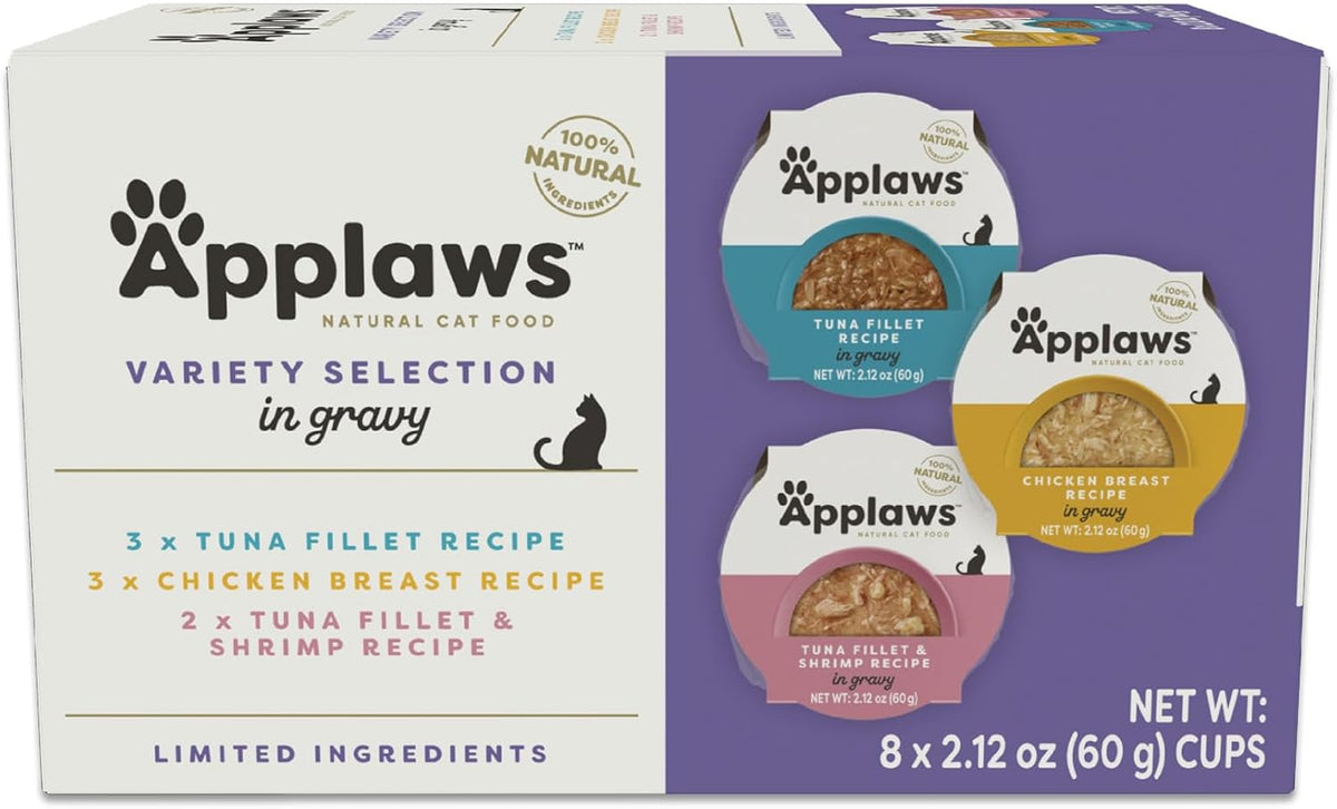 Applaws Natural Wet Cat Food, Limited Ingredient, Grain-Free, Protein with No Artificial Additives