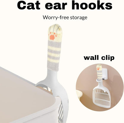 Cat Scooper for Litter Box, Cat Litter Scoop, Kitty Litter Scoop, Cat and Dog Poop Collector, Pet