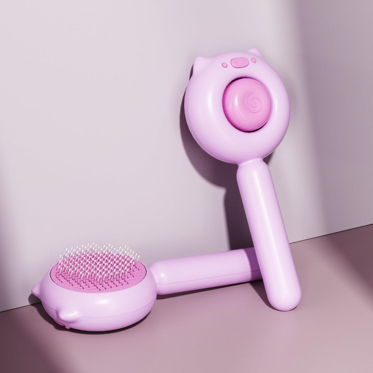 Cat Brush Dog brushes with Release Button for Shedding Grooming, fit for Long or Medium Haired