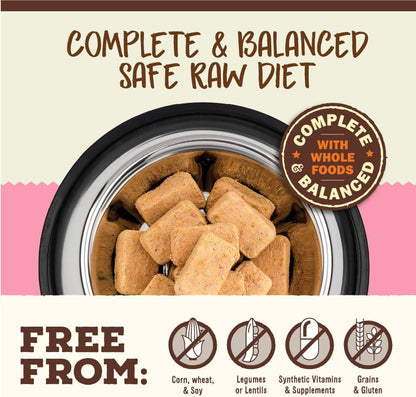 Primal Freeze Dried Raw Cat Food Nuggets Beef & Salmon, Complete & Balanced Meal or Topper