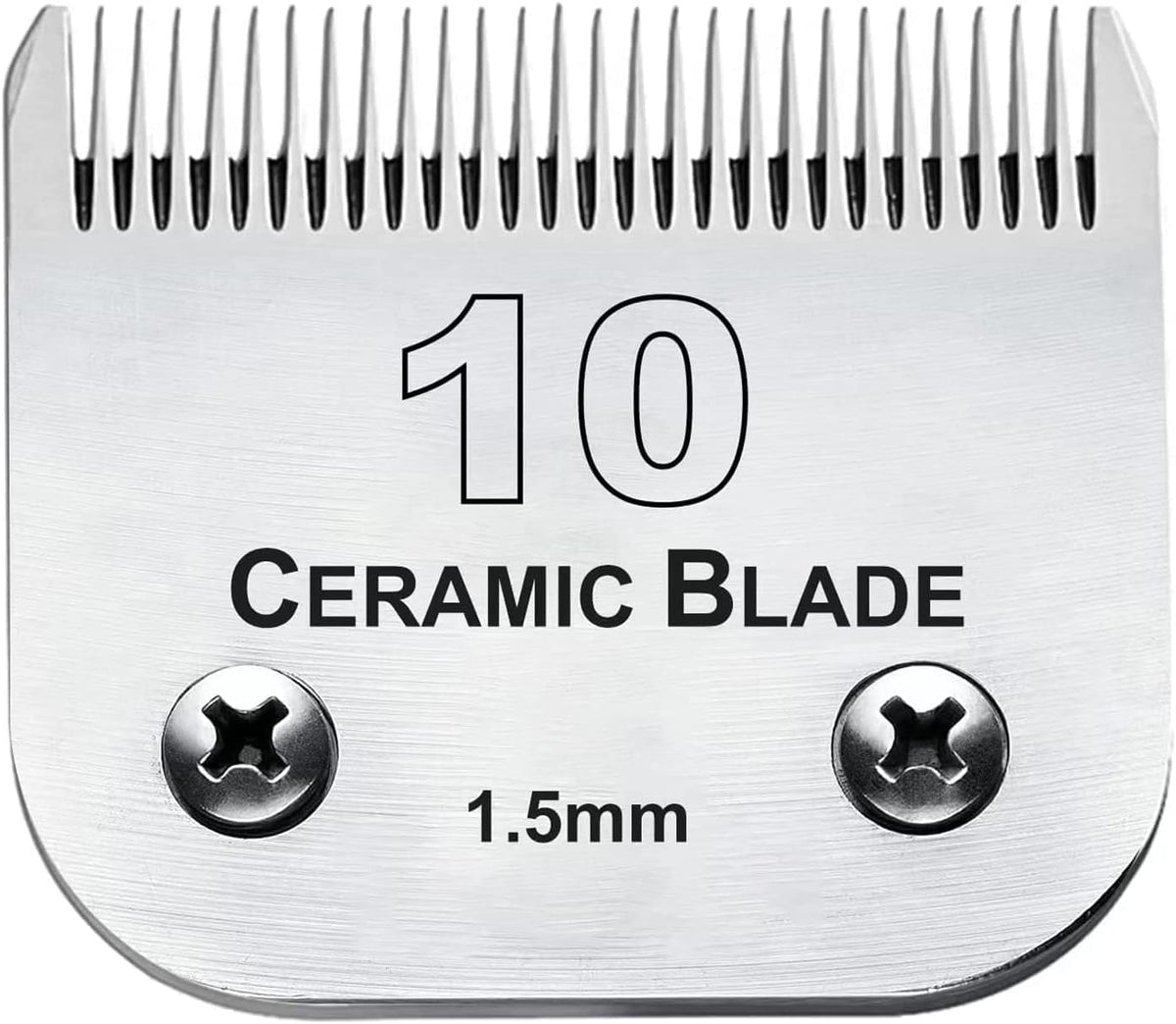 10 Blade Dog Grooming Clipper Blades Compatible with Andis Dog Clippers,Detachable Stainless Steel